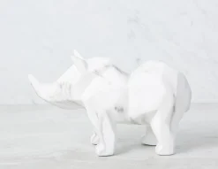 RHYNO faux marble sculpture 28 cm