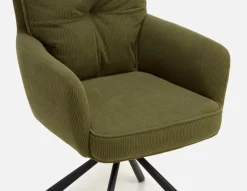 RICHARD swivel dining armchair