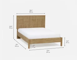RIONA japandi style double-bed