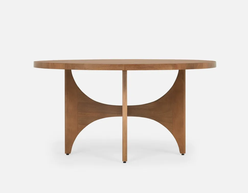 ROSETTA elegant mango wood round dining table 150 cm