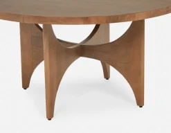 ROSETTA elegant mango wood round dining table 150 cm