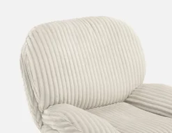ROUSSEAU corduroy accent chair
