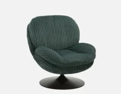 ROUSSEAU corduroy accent chair