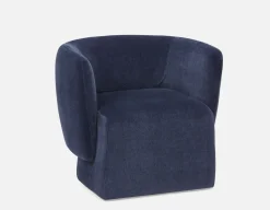 ROUSSEAU corduroy accent chair