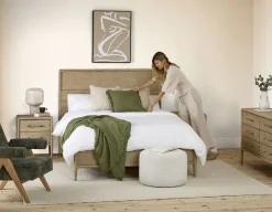 SAHARA minimalist scandinavian queen size bed