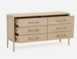 SAHARA minimalist scandinavian 6-drawer dresser