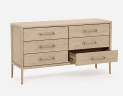 SAHARA minimalist scandinavian 6-drawer dresser