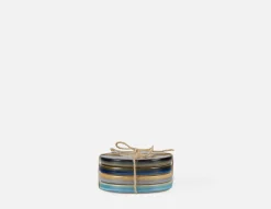SAMARIA set of 4 ceramic coasters