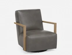 SELBY swivel glider accent chair