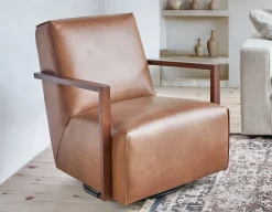 SELBY swivel glider accent chair