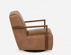 SELBY swivel glider accent chair