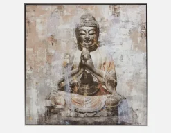 6173SETMK set of 2 hand-painted wall art 140 cm x 160 cm