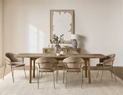SHARON velvet dining armchair