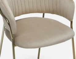 SHARON velvet dining armchair