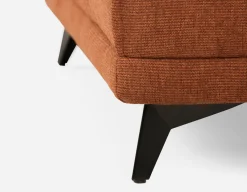 SIMON accent chair with adjustable backrest