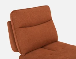 SIMON accent chair with adjustable backrest