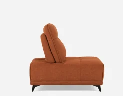 SIMON accent chair with adjustable backrest