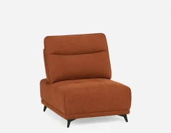 SIMON accent chair with adjustable backrest