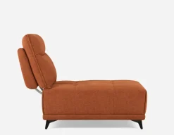 SIMON accent chair with adjustable backrest