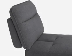 SIMON accent chair with adjustable backrest