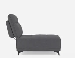 SIMON accent chair with adjustable backrest