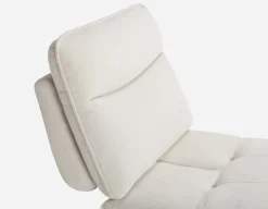 SIMON accent chair with adjustable backrest