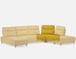 SIMON corner seat with adjustable backrest