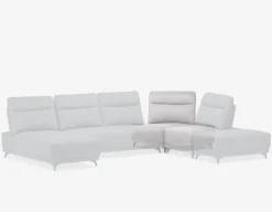 SIMON corner seat with adjustable backrest