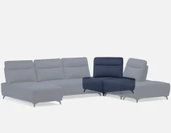 SIMON corner seat with adjustable backrest