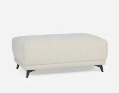 SIMON modern contemporary armless loveseat with adjustable backrest