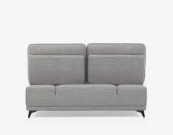 SIMON modern contemporary armless loveseat with adjustable backrest