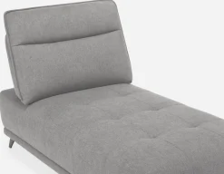 SIMON modern contemporary lounger with adjustable backrest