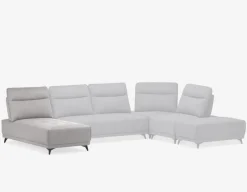 SIMON modern contemporary lounger with adjustable backrest