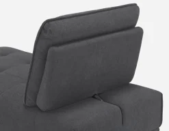 SIMON modern contemporary lounger with adjustable backrest
