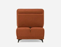 SIMON modern contemporary lounger with adjustable backrest
