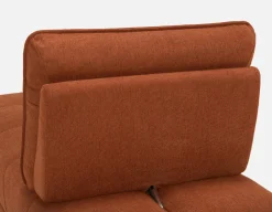 SIMON modern contemporary lounger with adjustable backrest
