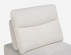 SIMON modern contemporary lounger with adjustable backrest