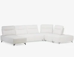 SIMON modern contemporary lounger with adjustable backrest