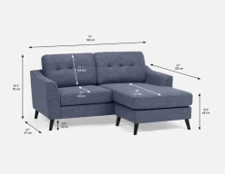 SIRINE interchangeable sectional sofa