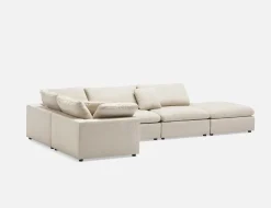 SOFT contemporary 5-pc modular sectional sofa