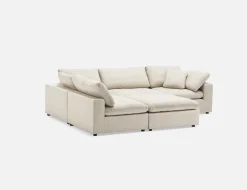 SOFT contemporary 5-pc modular sectional sofa