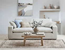 SOFT contemporary 3-seater sofa