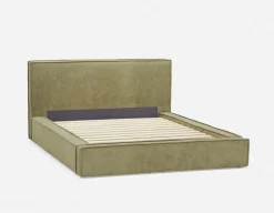 SORGUE upholstered king size bed with storage