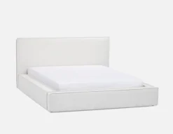 SORGUE upholstered king size bed with storage