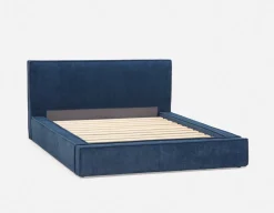 SORGUE upholstered king size bed with storage