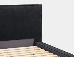 SORGUE upholstered king size bed with storage
