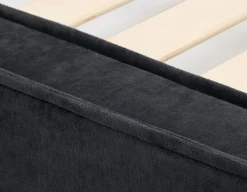 SORGUE upholstered king size bed with storage