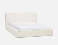 SORGUE upholstered king size bed with storage