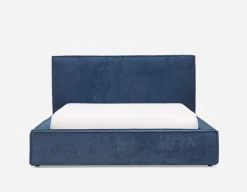 SORGUE upholstered king size bed with storage