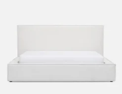 SORGUE upholstered king size bed with storage